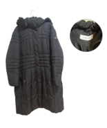 Calvin Klein Women&#39;s Black Puffer Coat Hooded Faux Fur Trim 2XL - $1,012.02 MXN
