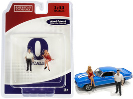 70s Style Two Figurines Set II for 1/43 Scale Models by American Diorama - £17.80 GBP