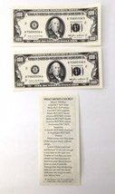Vintage 1989 Money-A-Tracts What Money Can Buy Religious Tract Lot - £9.59 GBP
