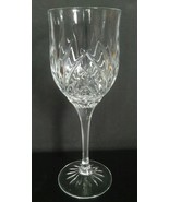 Lead Crystal White Wine Glass Large Fan Design 8 5/8L x 3W in Inches - $14.95