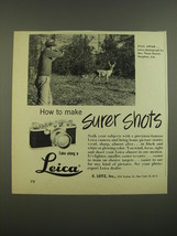 1951 Leica Camera Ad - Stag Affair - £14.72 GBP