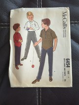 Vintage 1950s McCalls 6454 Boys Size 6 Shirt And Pants Cut Pattern - £7.70 GBP