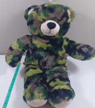 Build-A-Bear Workshop 17” Camouflage Camo Plush Teddy Bear Stuffed Anima... - £11.68 GBP