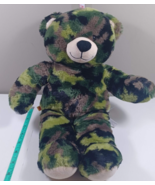 Build-A-Bear Workshop 17” Camouflage Camo Plush Teddy Bear Stuffed Anima... - £11.65 GBP