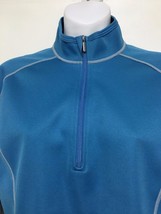 Sugoi Womens S Blue Gray 1/2 Zip Pullover Contoured Jacket Windhibitor - £25.76 GBP