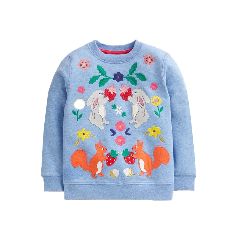 Jumping Meters New Arrival  Embroidery Fairy Tale Autumn Spring Children&#39;s Sweat - £77.17 GBP