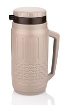 water jug with handle Stainless Steel plastic Hot and Cold Insulated 200... - $34.27
