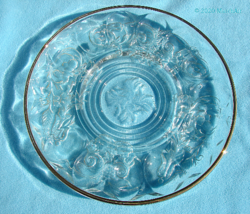 Hospitality Gold Deviled Egg Plate Tray by Jeannette Glass &quot;Rock Crystal&quot; 1970s - $29.99