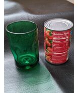 Blenko Émeraude Vert Pincé Jus Verre Gobelet - $669.30 MXN