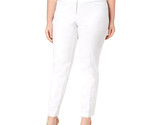 Alfani Women&#39;s Plus Size Slim Leg Tummy-Control Pants Bright White Size ... - $32.13