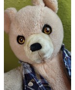 VINTAGE Knickerbocker Toys Teddy Kuddles Tan Panda 50s 60s Plush Stuffed... - $69.28