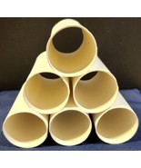 24 High Quality White Cardboard Tubes for Crafts, Empty Toilet Paper Rolls - £7.70 GBP
