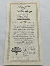 Certificate Of Authenticity Star Wars The Art Of Ralph Mcquarrie Collect... - £23.34 GBP