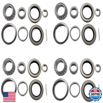 Set Of 4 WesternPremium Trailer Hub Wheel Bearing Kit 25580 Lm67048 Grea... - $90.79