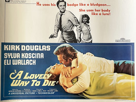 A Lovely Way to Die 1968 vintage movie poster - £78.56 GBP