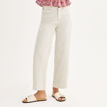 Women&#39;s Sonoma Goods For Life® Wide Leg Crop Pants, Size: 18 Regular, Br... - $18.99
