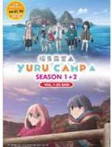 DVD Anime YURU CAMP Season 1+2 Complete TV Series Vol. 1-25 End English Subtitle - £13.37 GBP