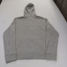Aeropostale Men's Gray Full Zip Drawstring Hooded Sweatshirt Size Medium image 2