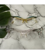 Womens Vintage 50s 60s Cat Eye Glasses Green Red Glitter Lot of 2 Pairs - €21,99 EUR