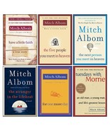 Mitch Albom 6 Books Collection Set (The Stranger in the Lifeboat, Tuesda... - £55.05 GBP
