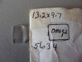Vintage Omega Crystal 5634  13.2 x 9.7 NOS - $551.17 MXN