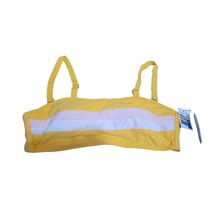 NWT Time and Tru large 12-14 yellow swim bikini top - $7.00