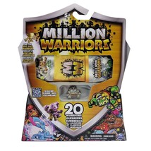 Million Warriors 20 Pack Blind Bags Mega Awesome Silver Box Rare w/ Tumblin&#39; - £11.60 GBP