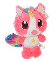 Mystic Pink White Unicorn 11.5&quot; Fiesta Plush Toy- Very Soft Stuffed Anim... - $15.00