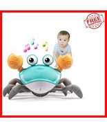 Engaging Crawling Crab Baby Toy - Musical Tummy Time Gift for Infants Green - $555.64 MXN