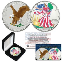 2023 Colorized 2-Sided 1 Oz 999 Silver American Eagle Coin LTD of 300 TYPE 2 - £66.00 GBP