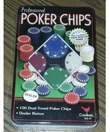 Professional Poker Chips Brand New - Factory Sealed - £18.20 GBP