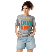 Unisex Organic Mid-Light T-Shirt – “I’m Only Talking” (Heather Grey) - $49.99
