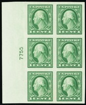 481, Mint Superb NH Plate Block of Six Stamps - Stuart Katz - $39.95