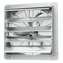 VEVOR 24'' Shutter Exhaust Fan, High-speed 2892 CFM, Aluminum Wall Mount... - $135.99
