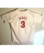 Philadelphia Phillies Hunter Pence Majestic Official MLB Jersey Size XL #3 - £28.91 GBP
