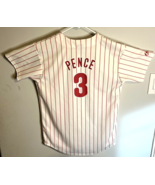 Philadelphia Phillies Hunter Pence Majestic Official MLB Jersey Size XL #3 - £27.45 GBP