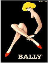 20x30&quot;Decoration CANVAS.Wall Interior design art.Blonde red shoes.6337 - £50.81 GBP