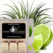 Lemongrass &amp; Limes Eco Soy Wax Candle Wax Melts Clam Packs Hand Poured Vegan - £11.19 GBP+