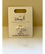 Disney Parks Mickey Double Icon Ring Swarovski 925 Sterling Silver  - £31.45 GBP