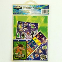 Digimon Sticker Album Book 80 Stickers 8 Page Booklet Collector Bonus Sticker image 2