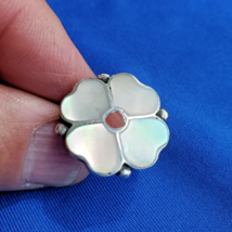 Signed Vintage Tribal Zuni Desert Rose Sterling Silver 925 Native Ring Size 7.5 - $8,756.61 MXN