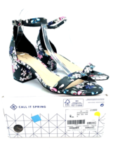 Call It Spring STANGARONE Slingback Sandals- Multicolor Floral, US 10M - £19.81 GBP