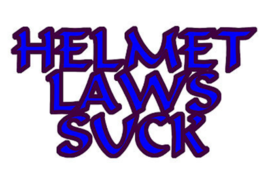 NEW HELMET LAWS SUCK EMBROIDERED PATCH sew or iron  P401motorcycle biker... - $6.82