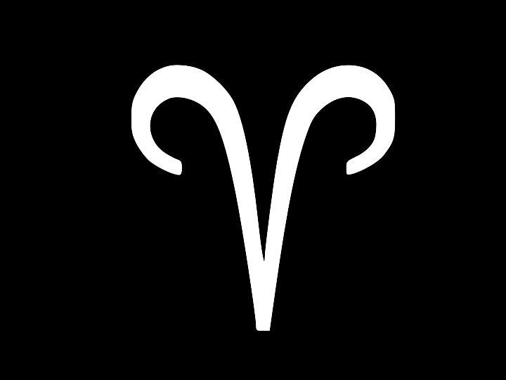 ARIES Logo Birth Sign Astrology Zodiac Vinyl Decal Car Wall Sticker CHOOSE SIZE