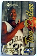 1995 Shaquille O&#39;Neal Shaq Phone Card Sprint Classic Assets Gold Two Dollars - £5.25 GBP
