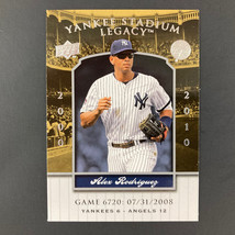 Alex Rodriguez 2009 Upper Deck Yankee Stadium Legacy #6720 MLB New York - £2.33 GBP