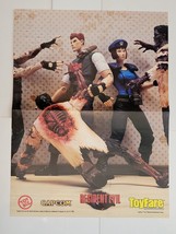 Resident Evil Poster Toyfare Capcom 1998 Chris Redfield Jill Valentine - £55.03 GBP