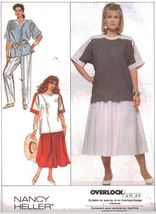 Plus Size Tops and Skirts Simplicity 9211 Size 18-20, 22-24, 26-28, 30-3... - $4.00