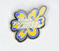 Disney 2002 Walt Disney World Typhoon Lagoon Tropical (Hibiscus) Flower Pin#4989 - £11.82 GBP