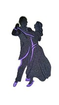 BeyondVision Let&#39;s Dance Custom and Unique Embroidered [Ballroom Silhouette Left - £10.11 GBP